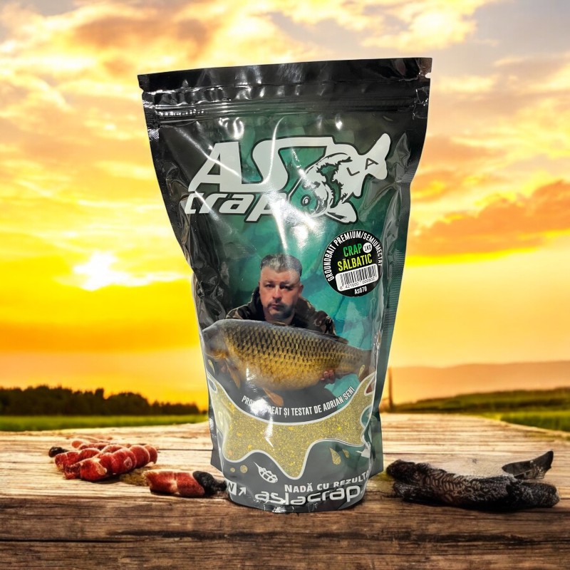 Groundbait Semiumectat Crap Salbatic