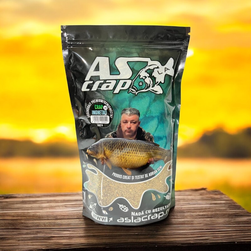 Groundbait Semiumectat Crap Inghetat (usturoi)